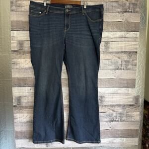 Torrid Medium Wash Luxe Slim Boot Cut Plus Size Jeans Women's Size 22R